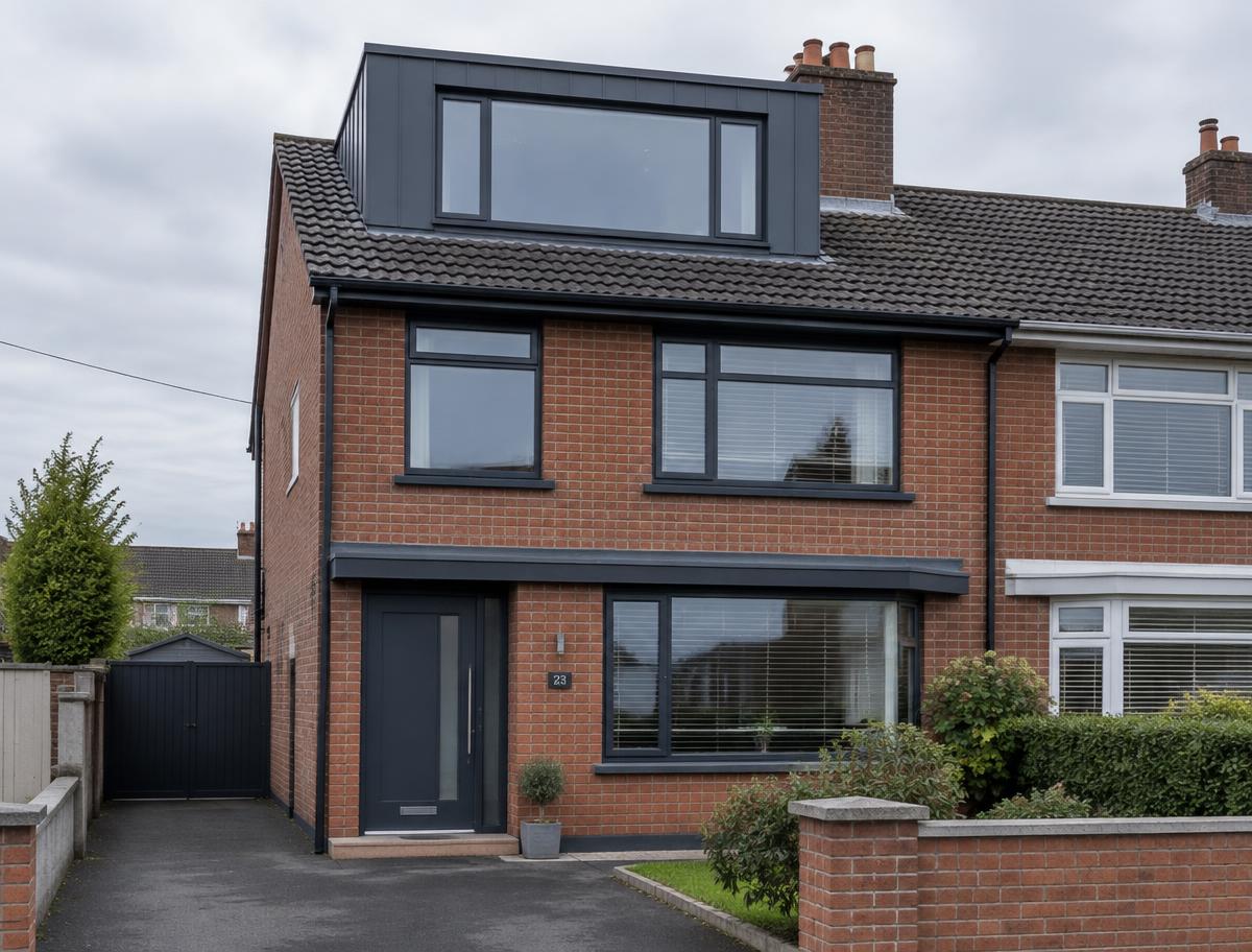 Dublin home with a rear dormer attic conversion